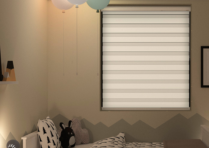 Shine, Silk White  - Day Night Blind - Image 5